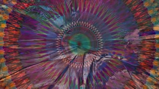 Fabulous Dreamlike Psychedelic Blur Footage Background Motion Surface Trendy Colorful — Stock Video