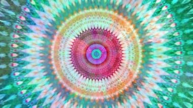 Fabulous Dreamlike Psychedelic Blur, renkli orijinal soyut sanat akışının hareket yüzeyi görüntüsü. Kusursuz döngü psikoterapisi.