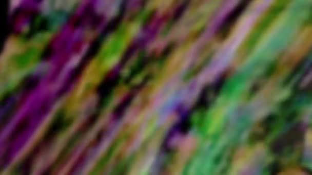 Abstrakte Verschwommene Animationsfarbe Die Nahtloses Filmmaterial Bewegt Konzept Multicolor Liquid — Stockvideo