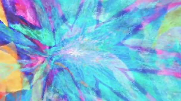 Fantastyczny Dreamlike Psychedelic Smuga Materiał Tło Powierzchni Ruchu Modny Kolorowy — Wideo stockowe