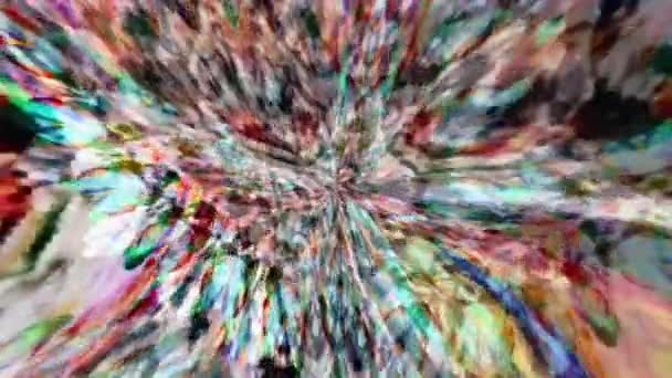 Fabuloso Dreamlike Psychedelic Blur Fundo Imagens Superfície Movimento Moda Colorido — Vídeo de Stock