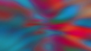3D Soyut Animasyon Renkli Dalgalı Yumuşak Duvar. Çoklu Renkli Sıvı Düzeni kavramı. Moda Renkli Sıvı Soyutlama Akışı. Güzel Gradyan dokusu. Dalgalı Yansıma Yüzeyi Makro.