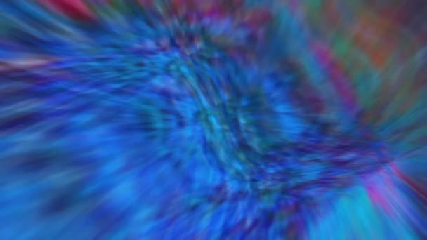スタイリッシュな3D抽象アニメーションカラー波滑らかな壁 概念多色液体パターン トレンディなカラフルな流体の抽象フロー 美しいグラデーションのテクスチャ 波の反射面マクロ — ストック動画