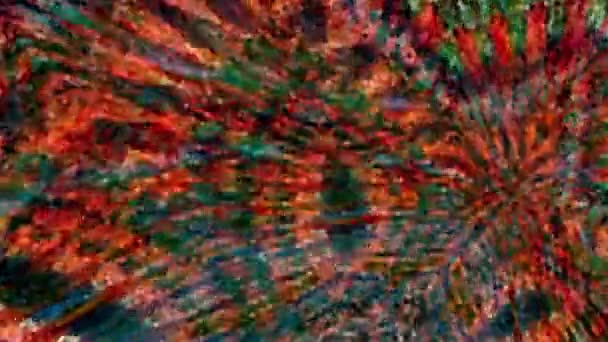 Fabulous Dreamlike Psychedelic Blur Renkli Orijinal Soyut Sanat Akışının Hareket — Stok video