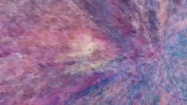 Fabuloso Dreamlike Psychedelic Blur Metraje Fondo Superficie Movimiento Moda Colorido — Vídeo de stock