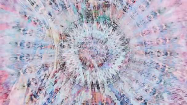 Slow Motion Dreamlike Psychedelic Blur Footage Background Motion Surface Trendy — Stock Video