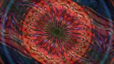 Fabulous Dreamlike Psychedelic Blur, renkli orijinal soyut sanat akışının hareket yüzeyi görüntüsü. Kusursuz döngü psikoterapisi.