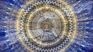 Slow Motion Dreamlike Psychedelic Blur, renkli orijinal soyut sanat akışının hareket yüzeyi görüntüsü. Kusursuz döngü psikoterapisi.