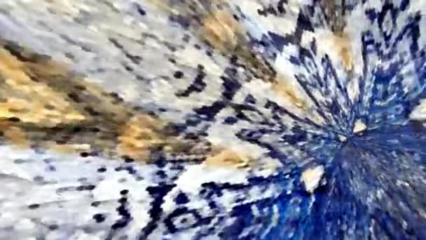 Повільний Рух Мрійливий Психоделічний Розмитий Фон Поверхні Руху Модного Барвистого — стокове відео