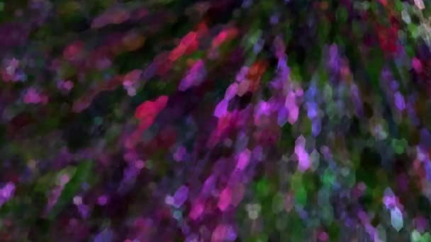 Favoloso Dreamlike Sfocatura Psichedelica Sfondo Filmato Superficie Movimento Tendenza Colorato — Video Stock