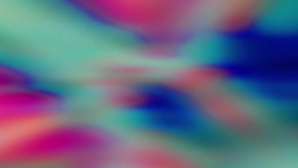 Abstraktní Rozmazané Animace Barvy Pohybující Bezešvé Záběry Koncept Vícebarevný Tekutý — Stock video