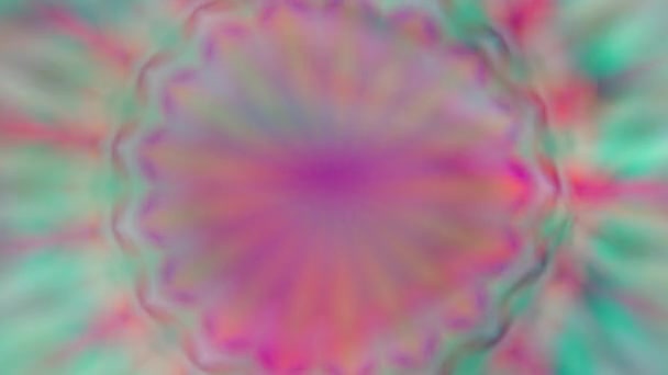 Slow Motion Dreamlike Psychedelic Blur Renkli Orijinal Soyut Sanat Akışının — Stok video