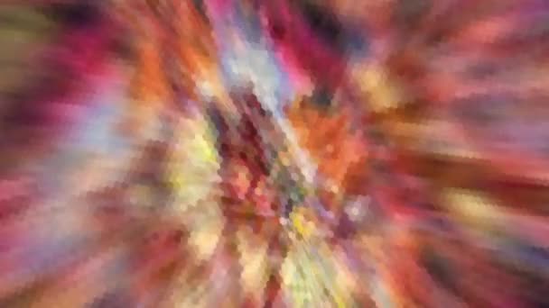 Slow Motion Dreamlike Psychedelic Blur Footage Hintergrund Der Bewegungsfläche Von — Stockvideo