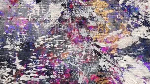 Fabulous Dreamlike Psychedelic Blur Beeldmateriaal Achtergrond Van Bewegingsoppervlak Van Trendy — Stockvideo