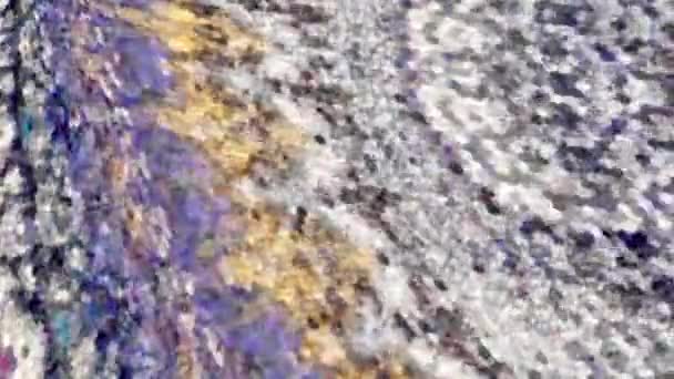 Slow Motion Dreamlike Psychedelic Blur Renkli Orijinal Soyut Sanat Akışının — Stok video