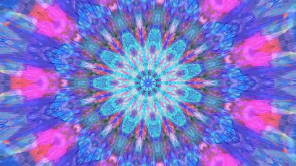 Όμορφη Αρχική Θεραπεία Τέχνη Κινείται Mandala Ψυχοθεραπεία Χωρίς Ραφή Γεωμετρικά — Αρχείο Βίντεο