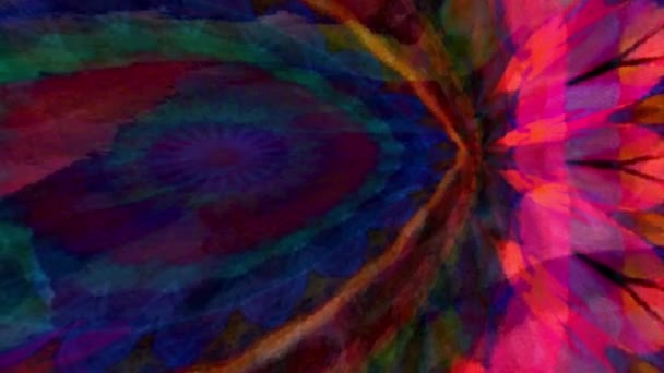 Fabuloso Dreamlike Psychedelic Blur Fundo Imagens Superfície Movimento Moda Colorido — Vídeo de Stock