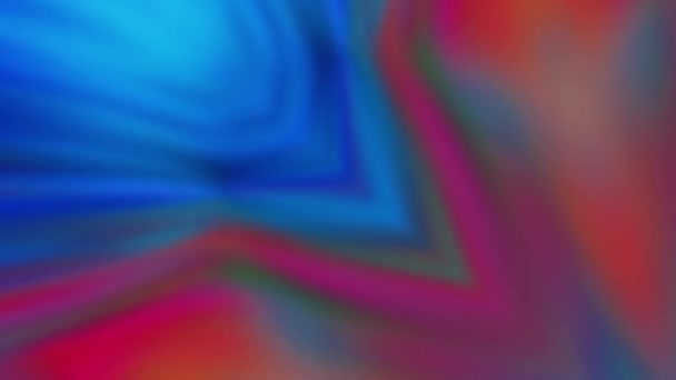 Elegante Abstract Animation Color Wavy Smooth Wall Concepto Patrón Líquido — Vídeo de stock