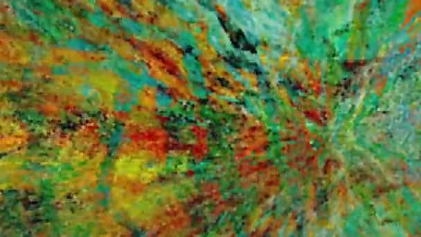 Slow Motion Dreamlike Psychedelic Blur Background Motion Surface Trendy Χρωματιστό — Αρχείο Βίντεο