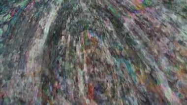 Slow Motion Dreamlike Psychedelic Blur, renkli orijinal soyut sanat akışının hareket yüzeyi görüntüsü. Kusursuz döngü psikoterapisi.