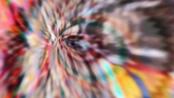 Slow Motion Dreamlike Psychedelic Blur Footage Hintergrund Der Bewegungsfläche Von — Stockvideo