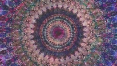 Slow Motion Dreamlike Psychedelic Blur, renkli orijinal soyut sanat akışının hareket yüzeyi görüntüsü. Kusursuz döngü psikoterapisi.