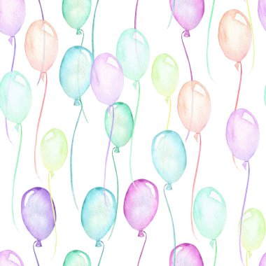 Çok renkli hava balonları ile model sorunsuz parti