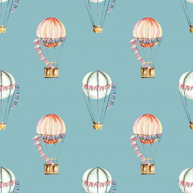 Suluboya Festival hava balonları (aerostats ile Seamless Modeli)