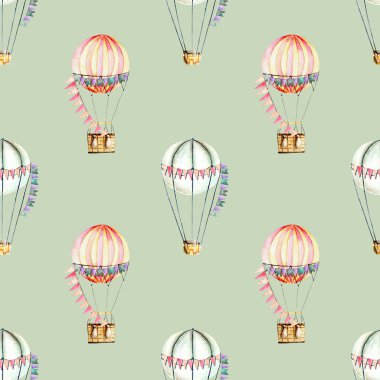 Suluboya Festival hava balonları (aerostats ile Seamless Modeli)