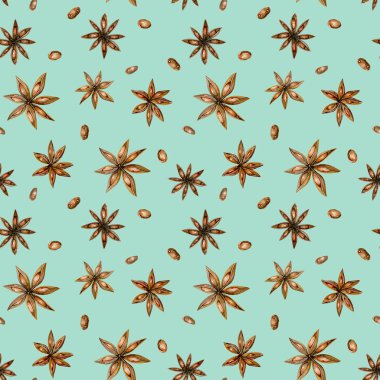 Suluboya anason yıldız ile Seamless Modeli