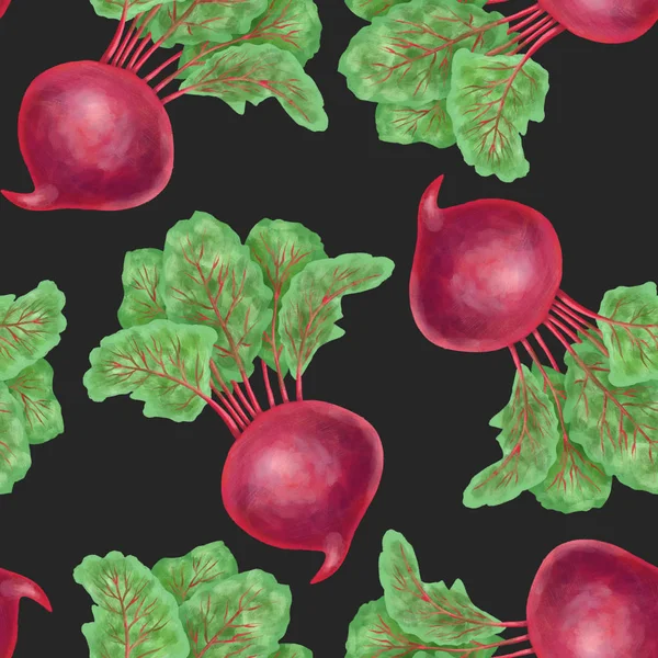 Koyu bir arka planda el pancarı çizilmiş kusursuz desen