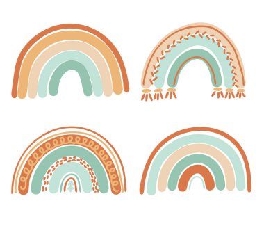 Download Boho Rainbows Free Vector Eps Cdr Ai Svg Vector Illustration Graphic Art