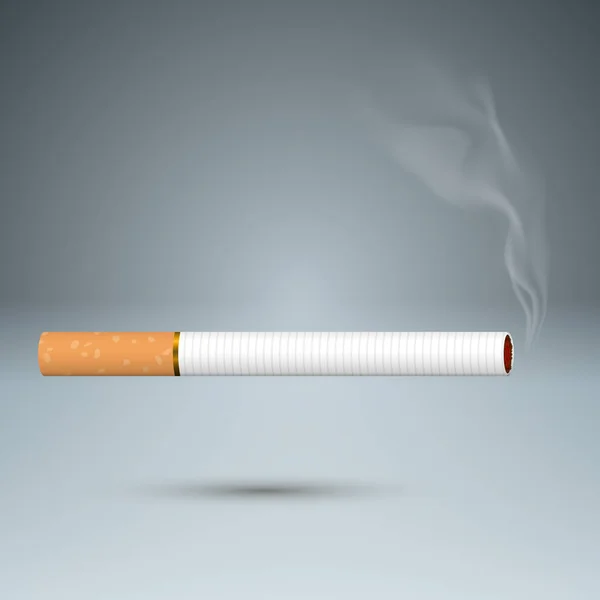 Schädliche Zigarette, Viper, Rauch, Geschäftsinformationsgrafiken. — Stockvektor