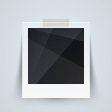 İş Infographics origami stil vektör çizim. Ben fotoğraf
