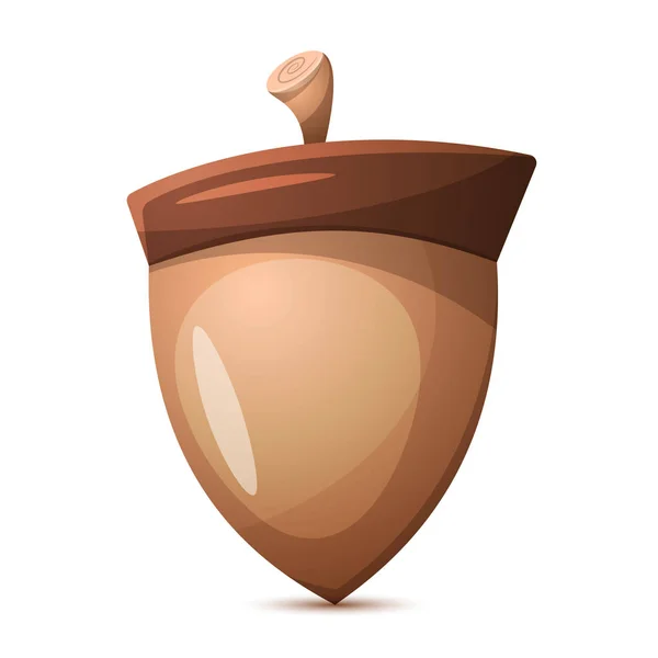 Kreslený ořechy. Zdravé jídlo. — Stockový vektor