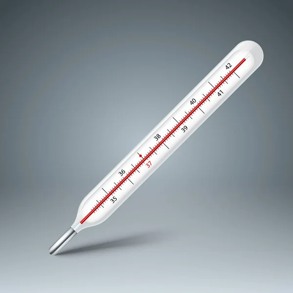Θερμόμετρο επαγγελματικά γραφήματα. Εικονίδιο υγείας. — Διανυσματικό Αρχείο