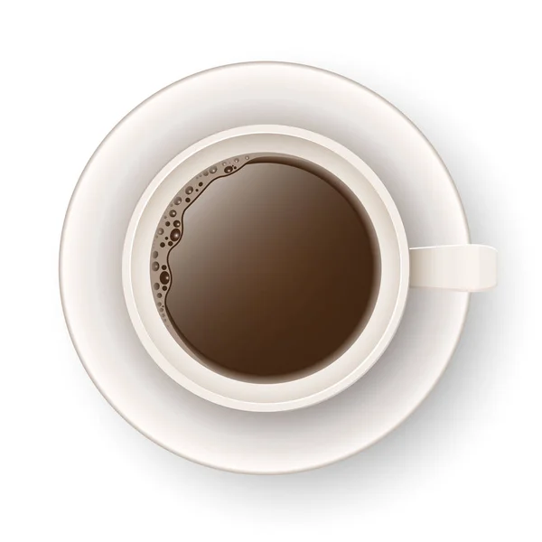 Tazza di caffè, icona del tè — Vettoriale Stock