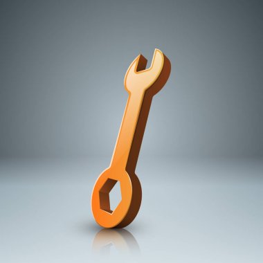 İngiliz anahtarı şablonu bussines Infographic