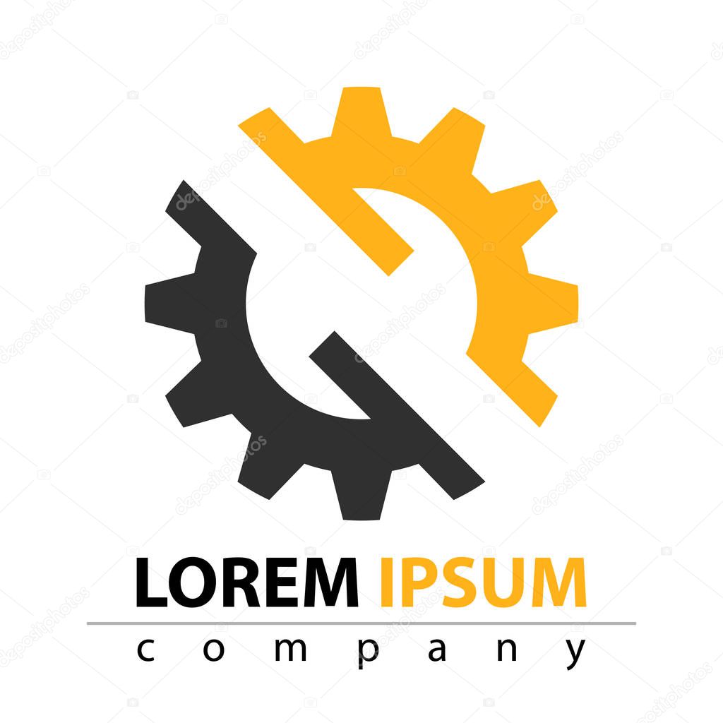 Manufacture, construction, factory manufactory - flat icon Vector eps 10