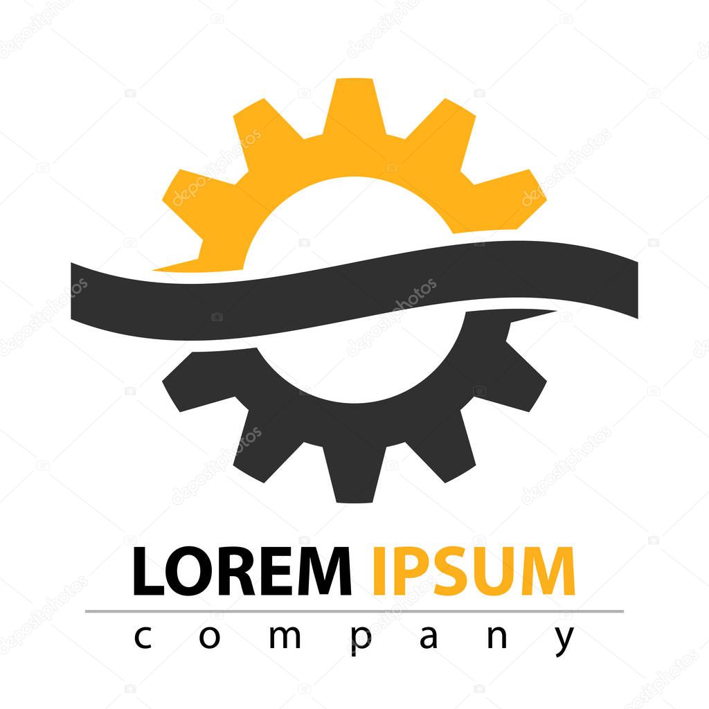 Manufacture, construction, factory manufactory - flat icon Vector eps 10