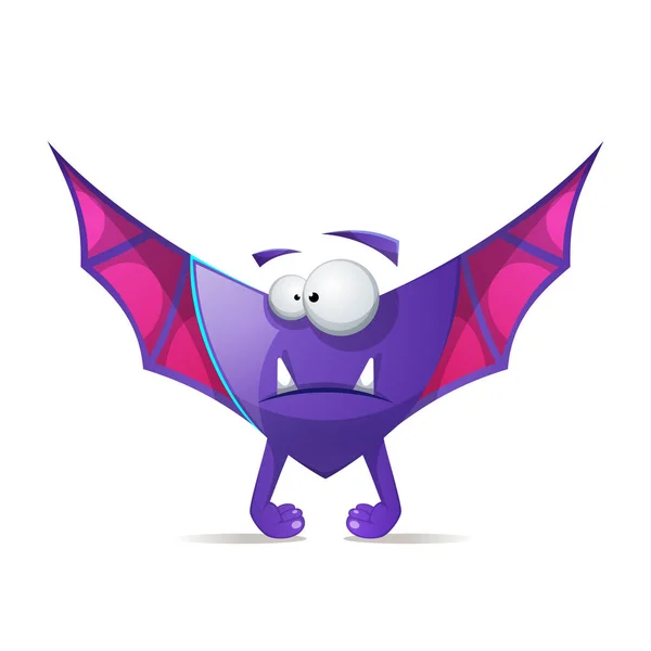Bat, vampire - cartoon horror characters. — Stock Illustration Bat, vampire - cartoon horror characters. Stock Vector