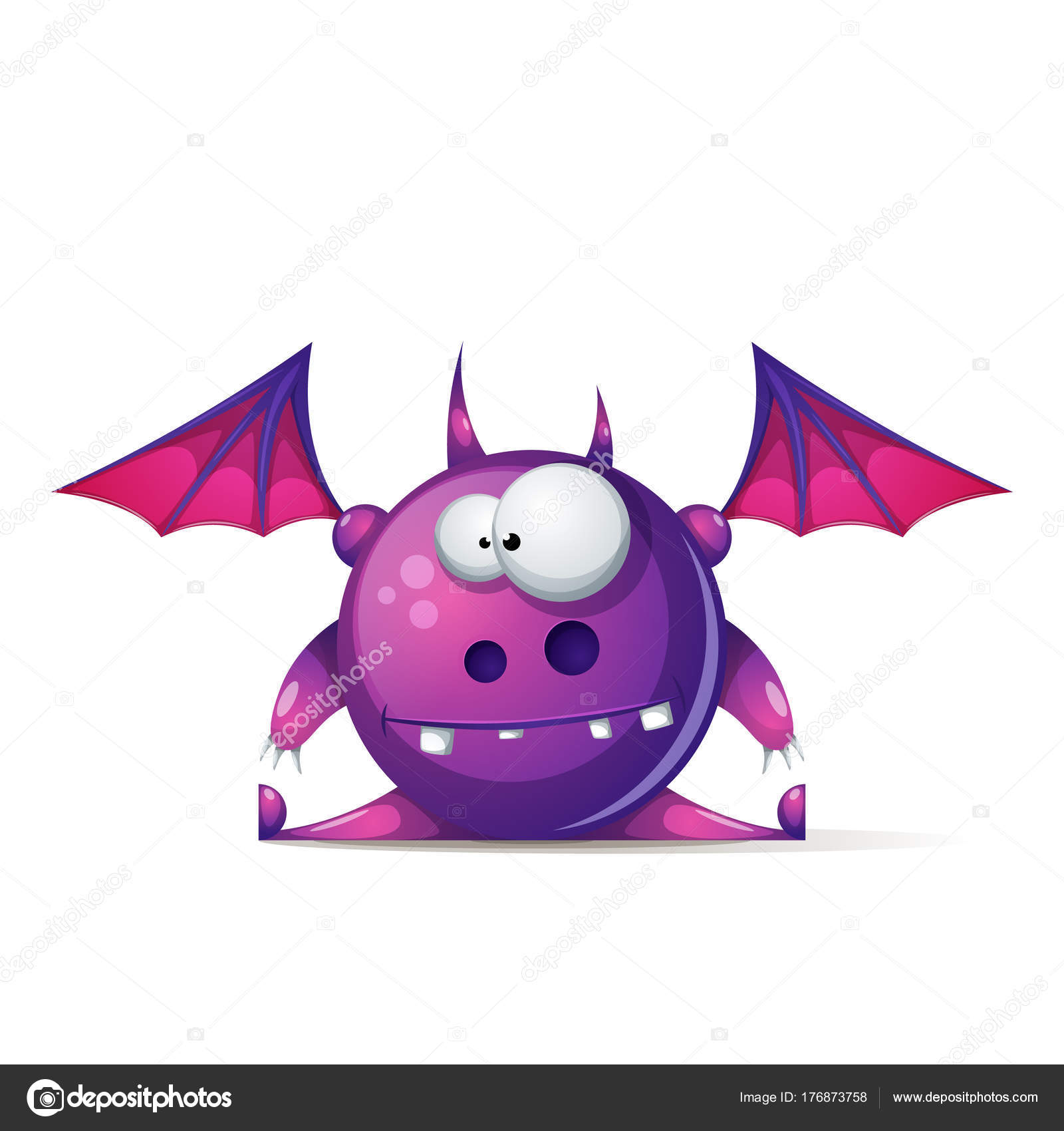 Funny Cute Cartoon Monster Characters Stock Vector C Rwgusev