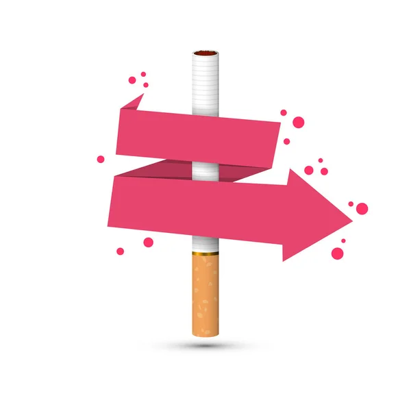 Škodlivé cigarety, viper, kouře, business infografiky. — Stockový vektor