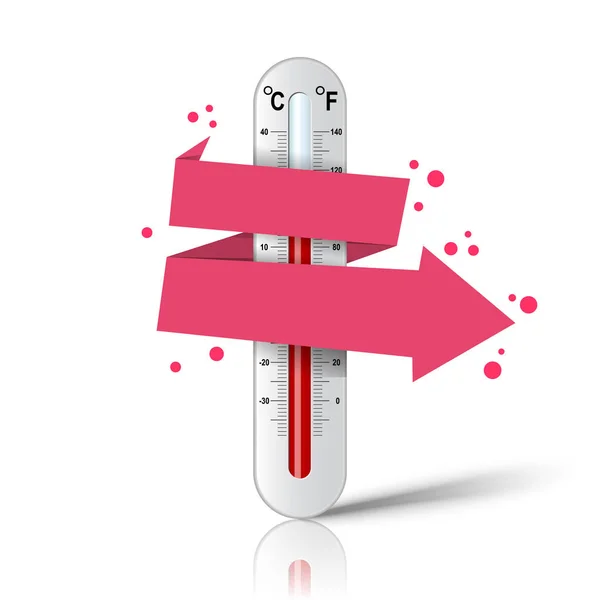 Θερμόμετρο επαγγελματικά γραφήματα. Εικονίδιο υγείας. — Διανυσματικό Αρχείο