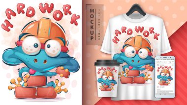 Kurbağa posteri ve pazarlama