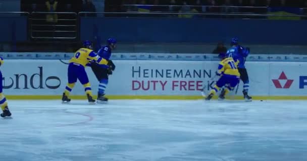 Kiev Ukraine December 2019 Ice Hockey Match — Stock Video