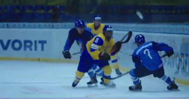 Kiev Ucrania Diciembre 2019 Partido Hockey Sobre Hielo — Vídeos de Stock