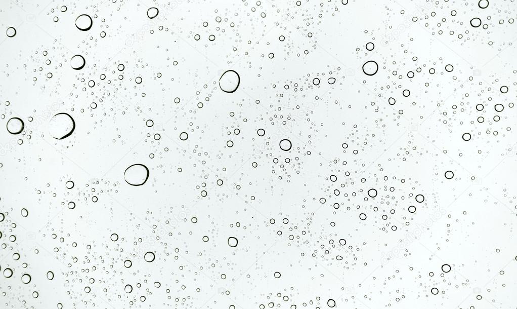 Pattern of water droplets
