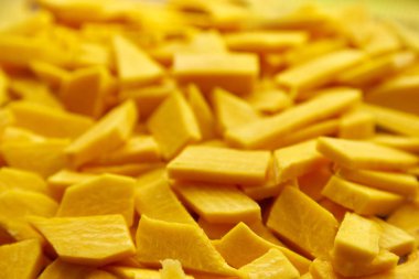 Taze turuncu kesilerek kabak arka plan