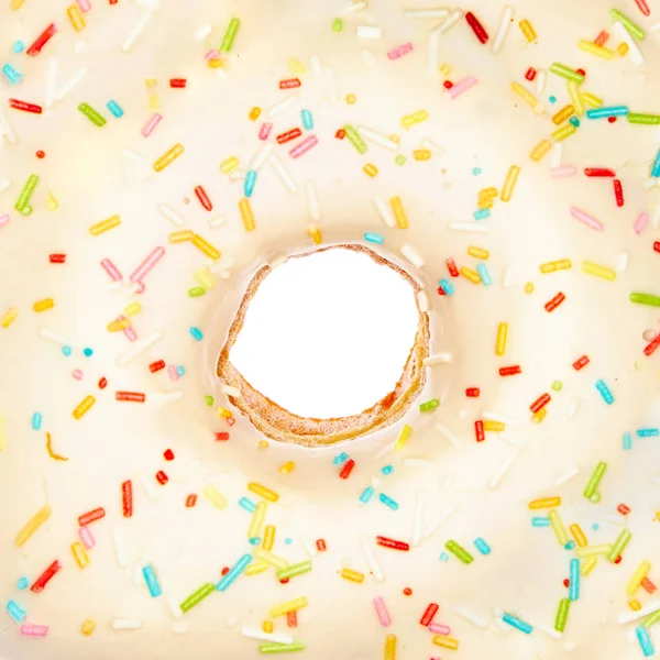 Overfill closeup donut — Fotografia de Stock